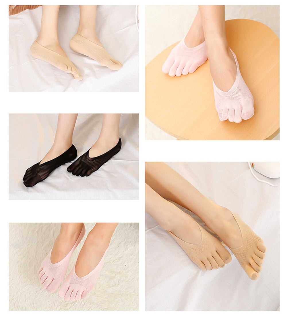 Women Summer Five-Finger Socks