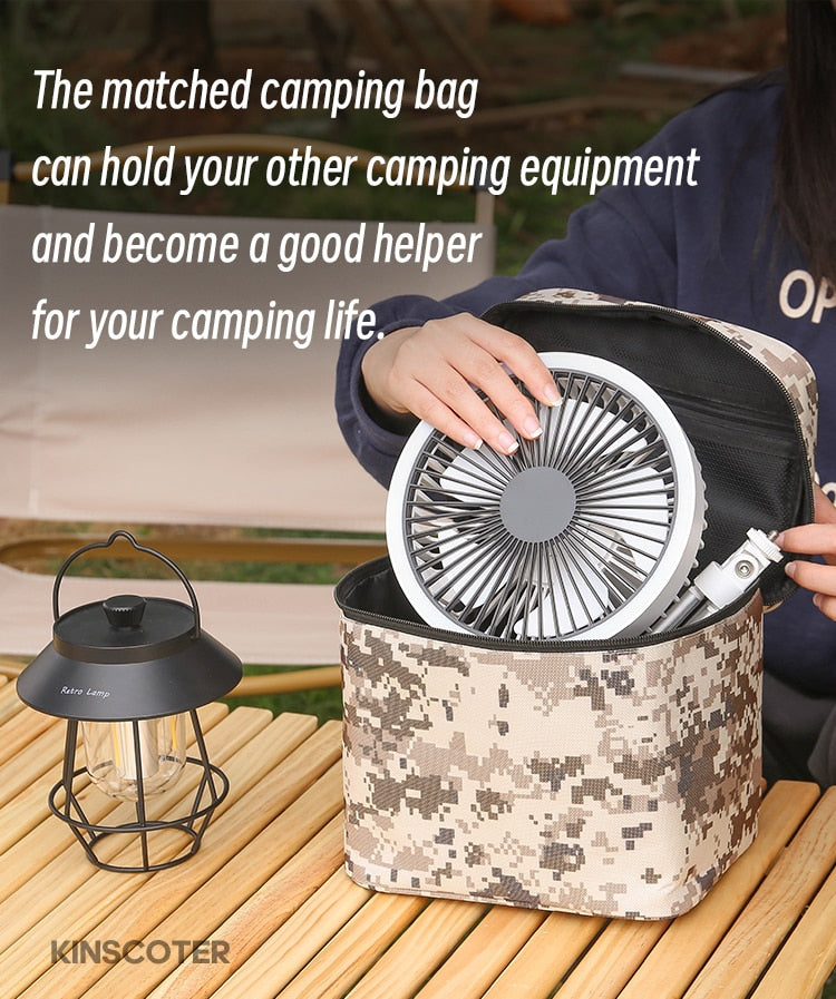 Camping Rechargeable Fan