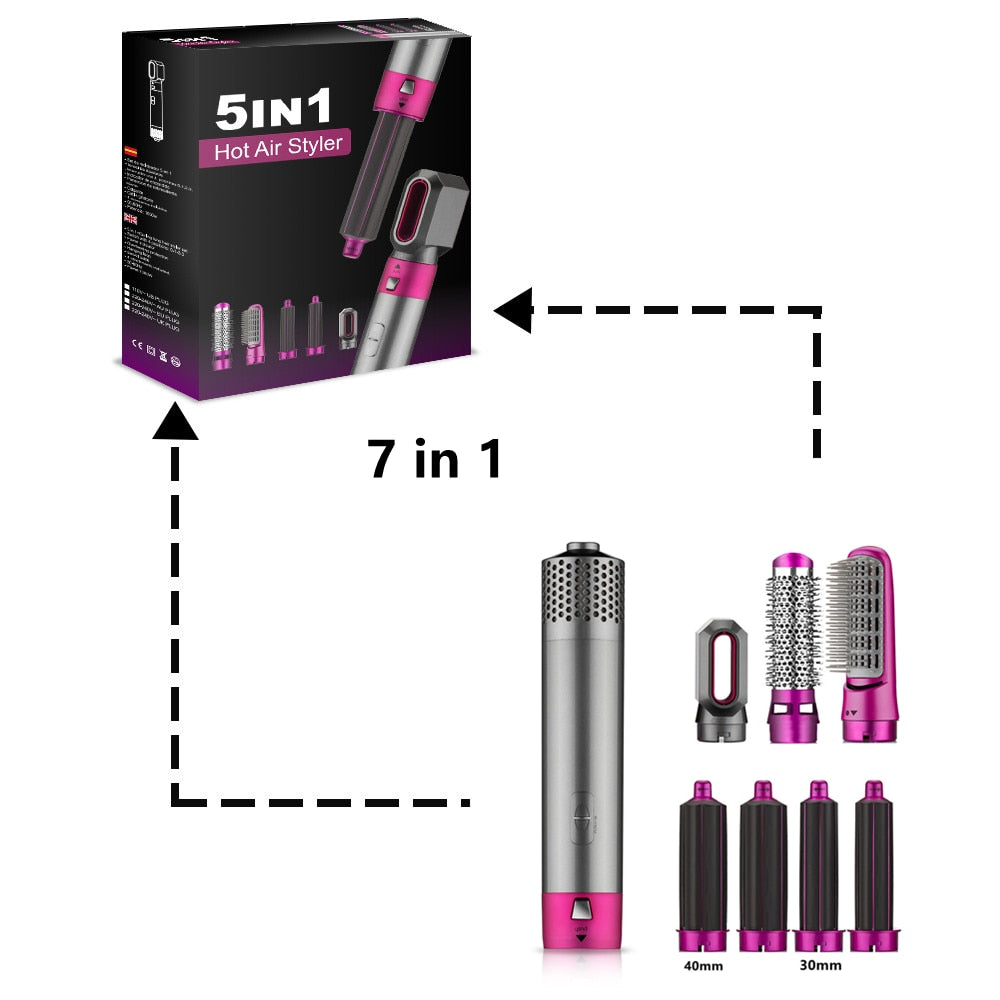 7 In 1 Hair Styling Tools