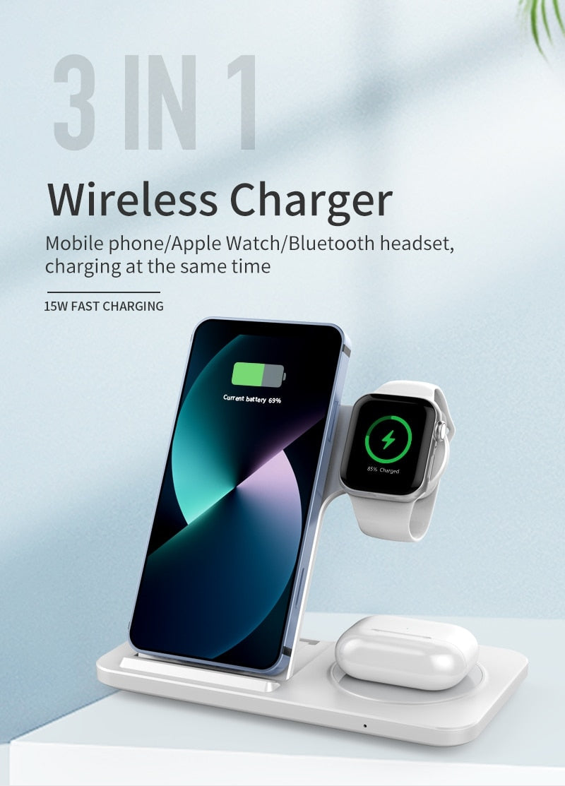 3 in 1 Wireless Charger