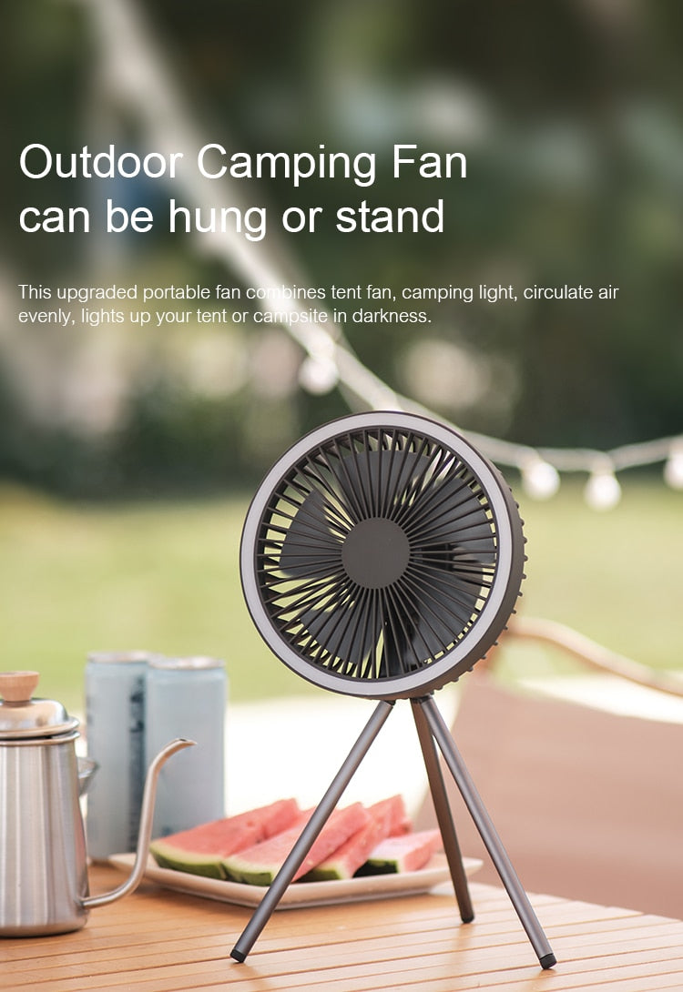 Camping Rechargeable Fan