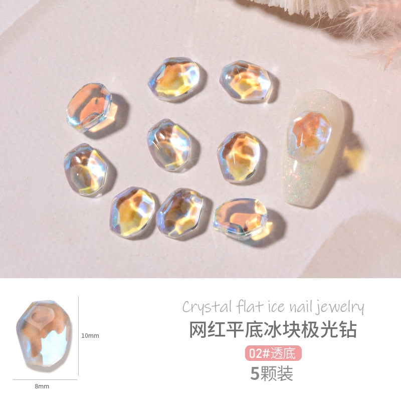 50Pcs Beautiful Metal Nails Art