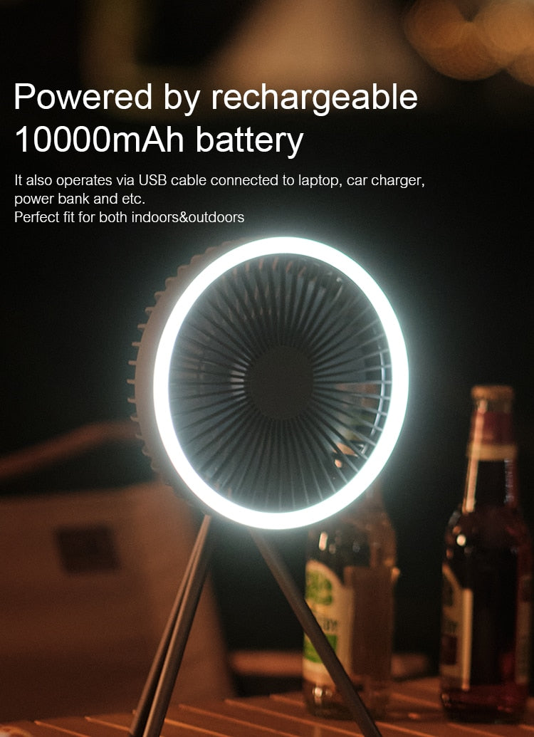 Camping Rechargeable Fan