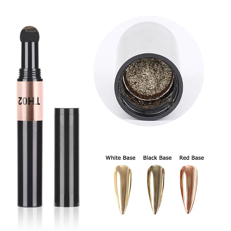 Hot 6 Color Nail Air Cushion Powder Pen