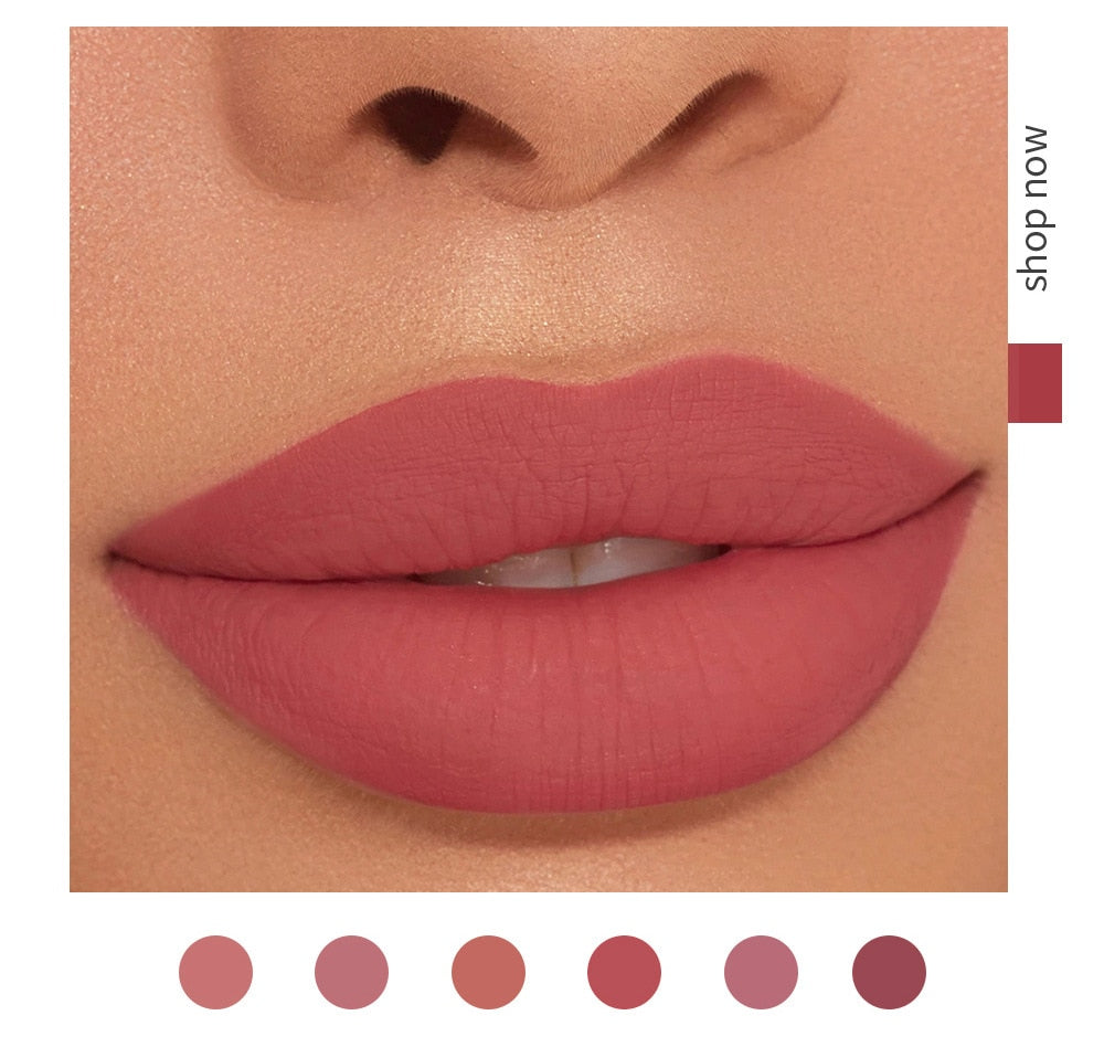 Matte Velvet Waterproof Long Lasting Lip Glosses