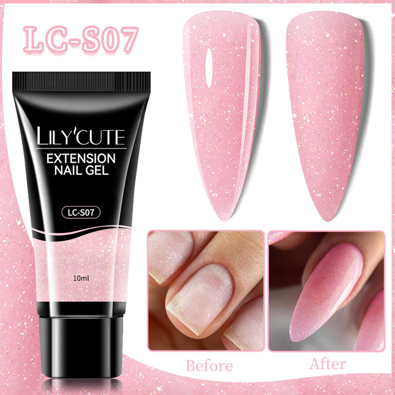 Glitter Extension UV Gel Nail Polish