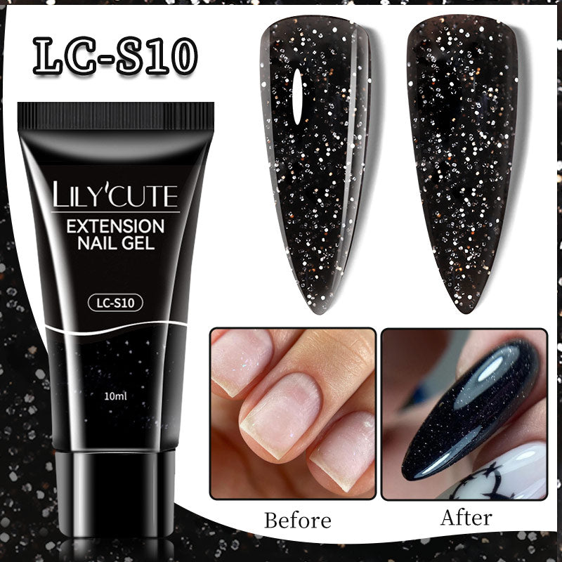 Glitter Extension UV Gel Nail Polish