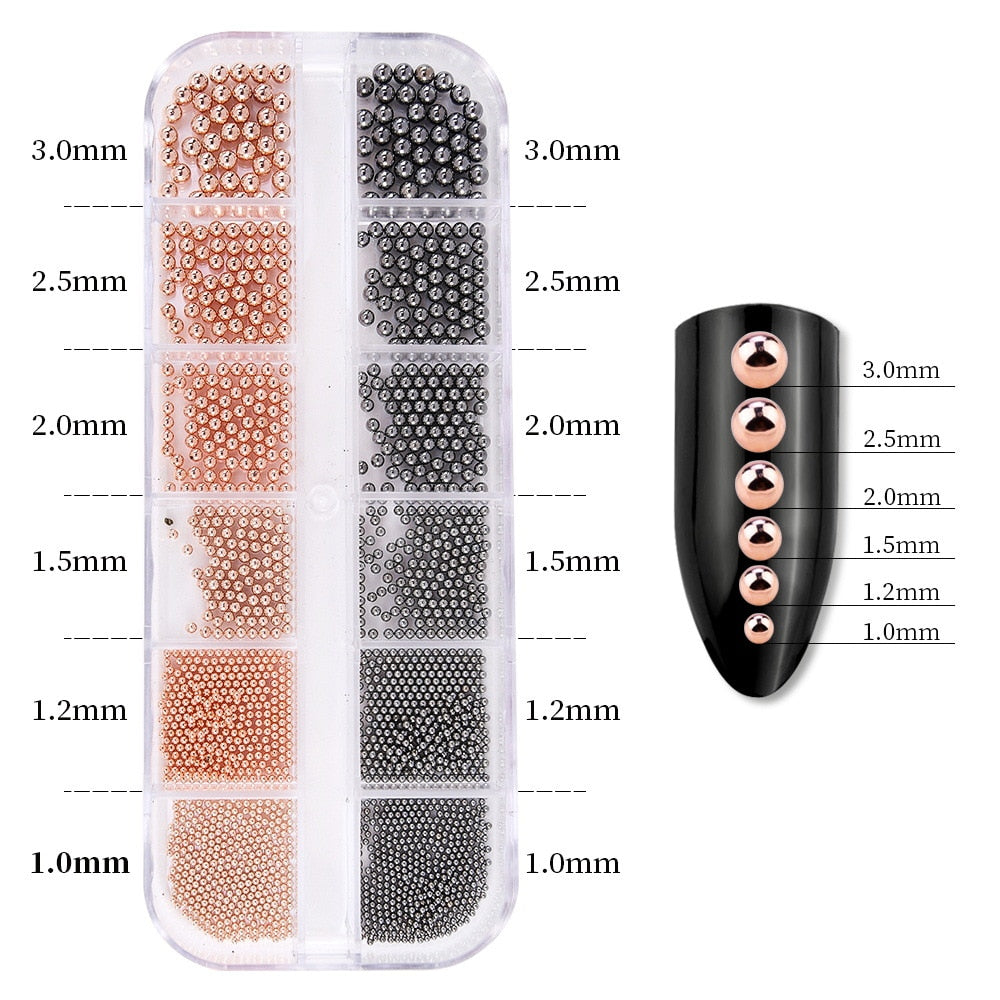 3g Nail Art Mini Stainless Steel Metal