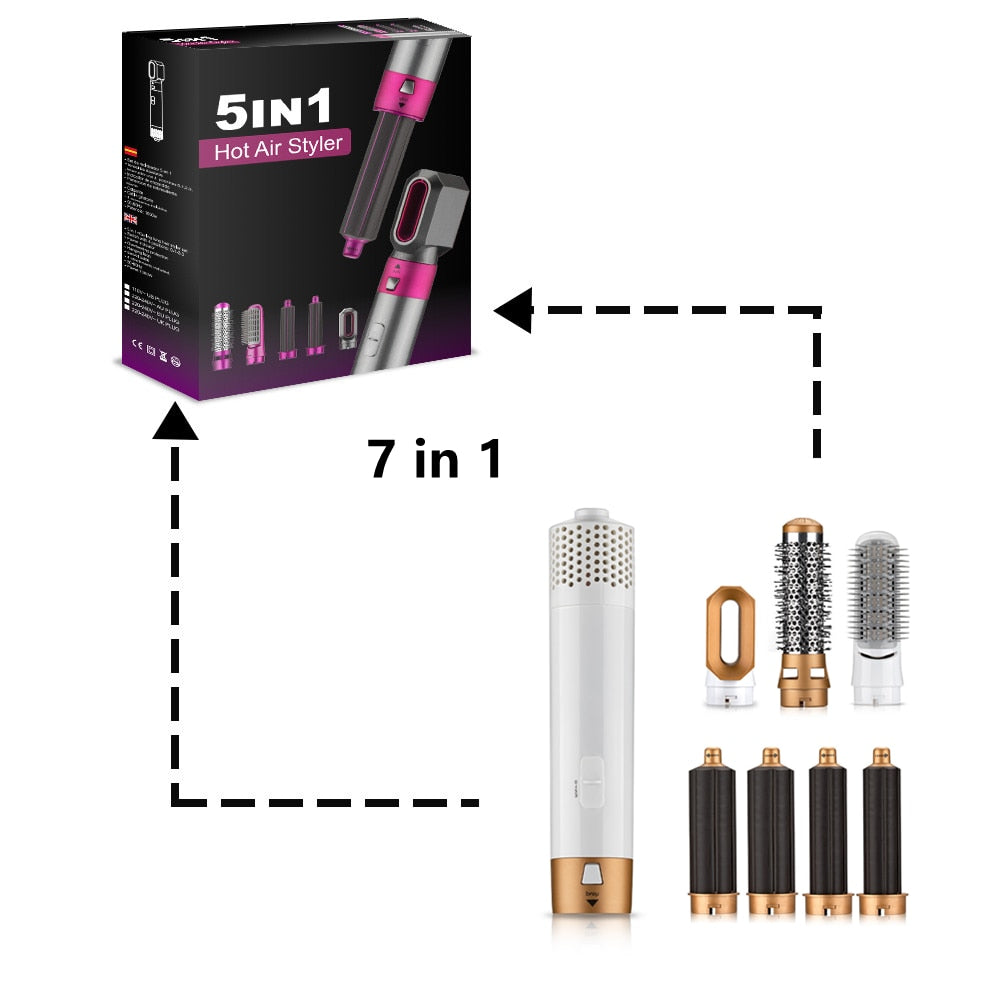 7 In 1 Hair Styling Tools