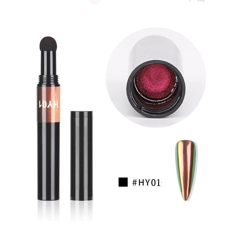 Hot 6 Color Nail Air Cushion Powder Pen