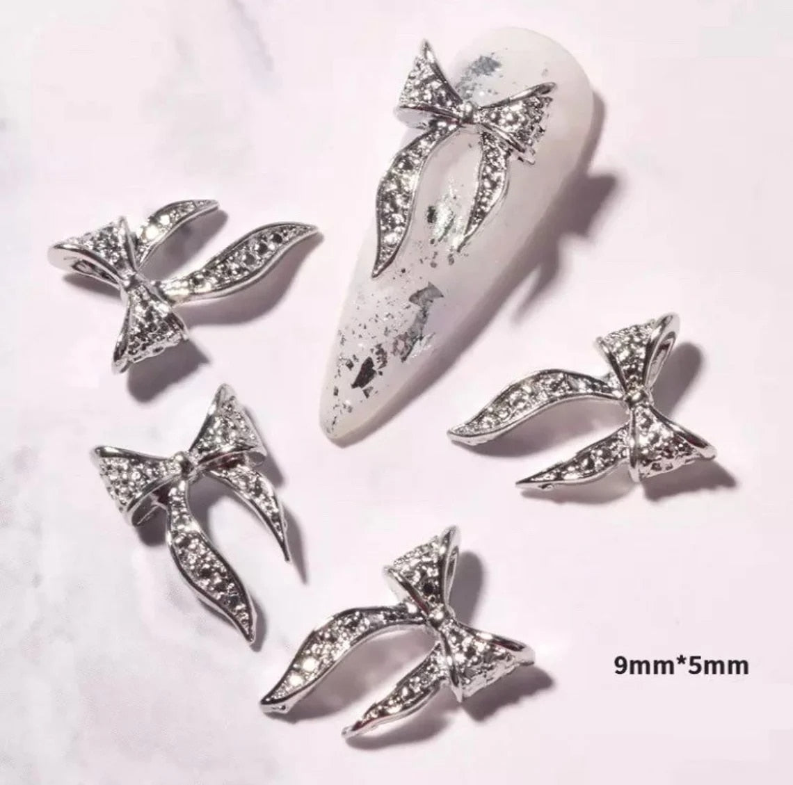 50Pcs Beautiful Metal Nails Art