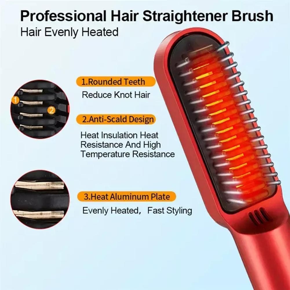 Wireless Heating Hair Comb