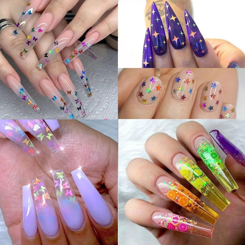 Various Shapes Nail Art