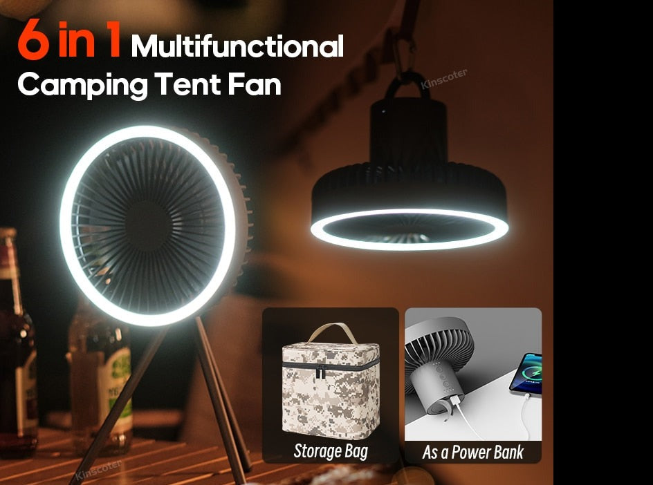 Camping Rechargeable Fan